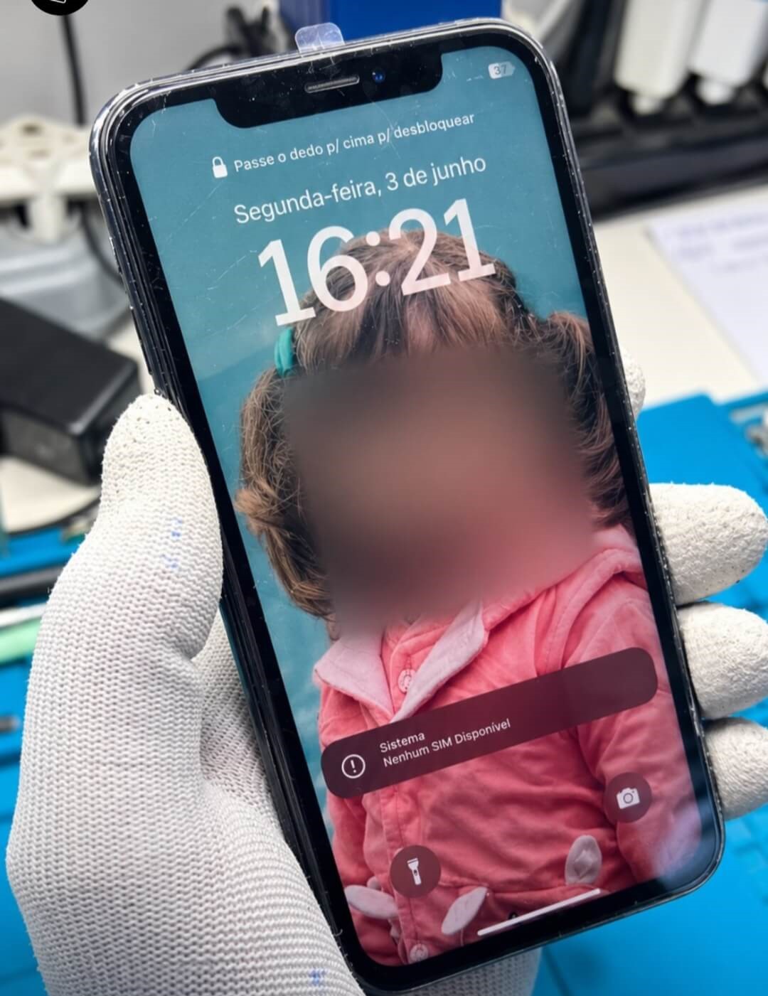 iphone com tela nova original